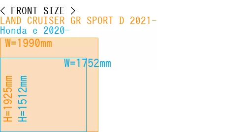 #LAND CRUISER GR SPORT D 2021- + Honda e 2020-